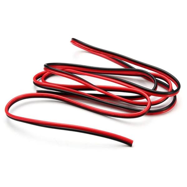 Imagem de Fio de Extensão LED 20m - 22AWG - Vermelho e Preto - Isolado em PVC