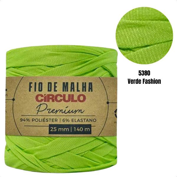 Imagem de Fio De Malha Circulo Premium Verde Fashion 5380 25mm 140M