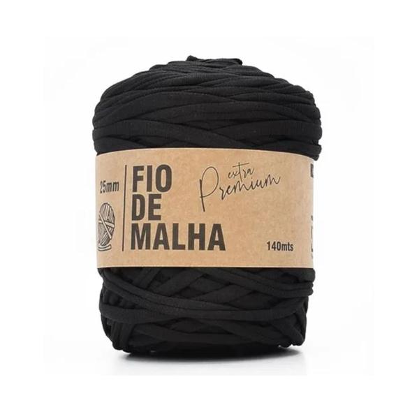 Imagem de Fio de malha extra premium 25mm cor 40 preto unidade