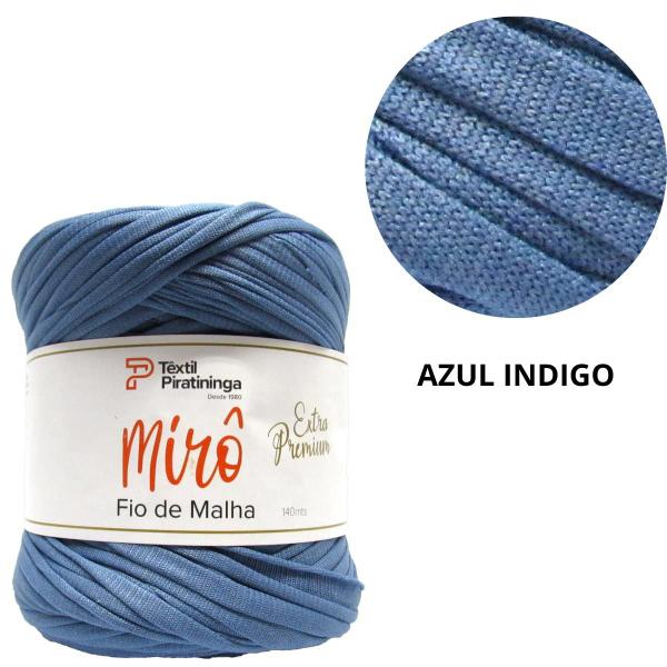 Imagem de Fio de Malha Extra Premium Mirô - Azul Indigo 140MT