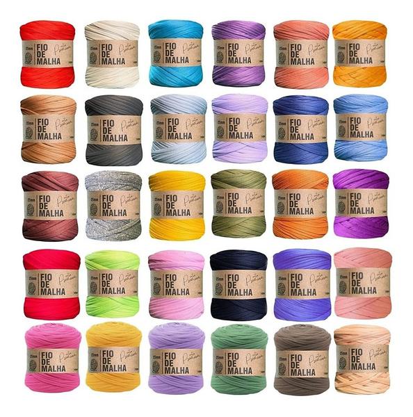 Fio De Malha Premium 140metros Para Crochê - Varias Cores - Fischer Imagem de Fio De Malha Premium 140metros Para Crochê - Varias Cores