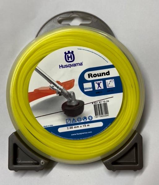 Imagem de Fio De Nailon Husqvarna Round 2,00Mm X 15M