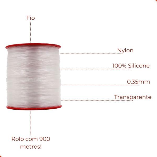 Imagem de Fio de nylon 0.35mm artpesca com 100gr 900 metros