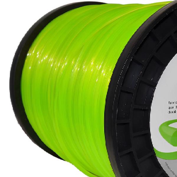 Imagem de Fio de nylon 1,8mm redondo p/ rocad. aprox.776M 2KG verde