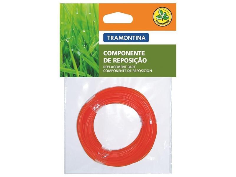 Imagem de Fio de nylon 2.4 mm com 12 metros de comprimento para rocadeira tramontina