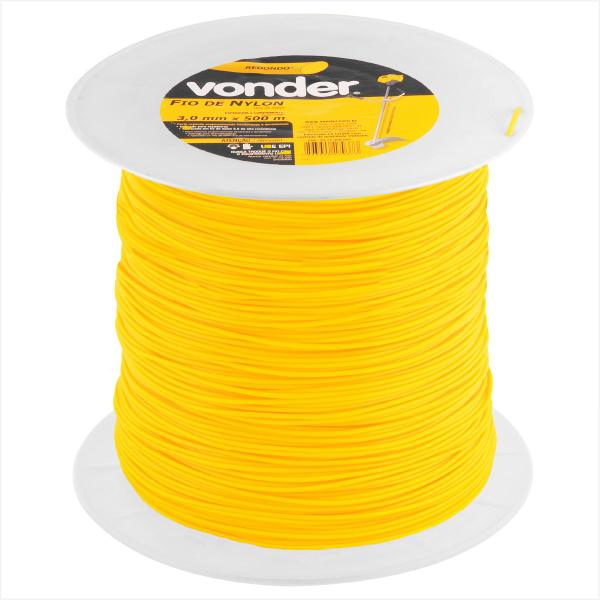 Imagem de Fio de nylon 3,0 mm x 500 m redondo - Vonder