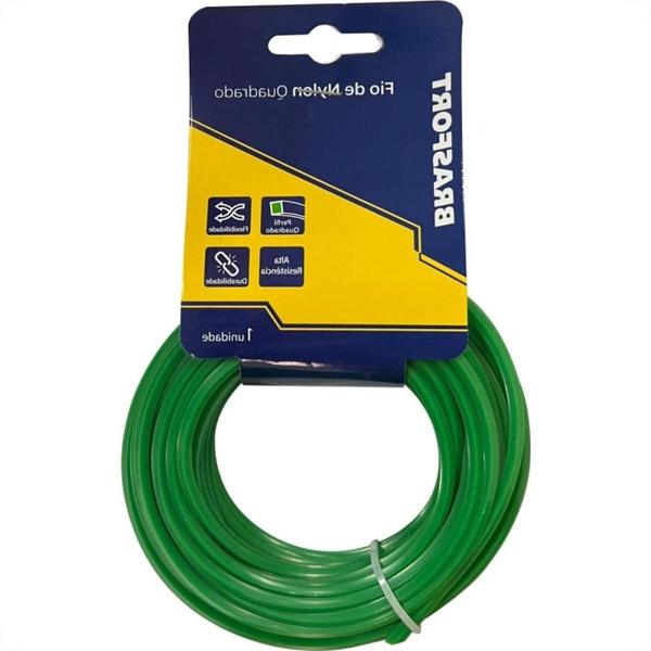 Imagem de Fio De Nylon Brasfort Quadrado 1,8Mm/ 10M 9002