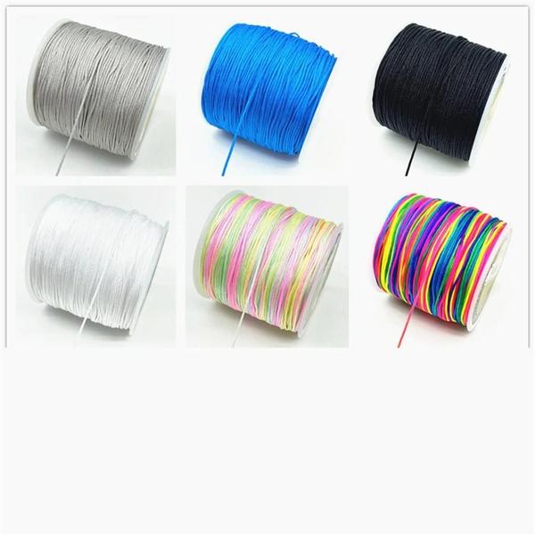 Imagem de Fio de Nylon Colorido para Bijuterias - 90m (0,8mm) - Ideal para DIY