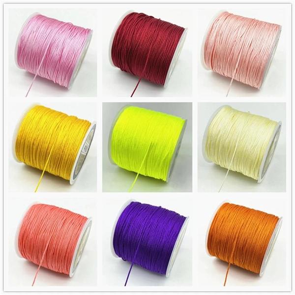 Imagem de Fio de Nylon Colorido para Bijuterias - 90m (0,8mm) - Ideal para DIY