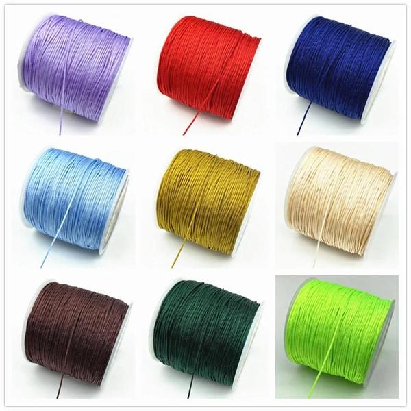 Imagem de Fio de Nylon Colorido para Bijuterias - 90m (0,8mm) - Ideal para DIY