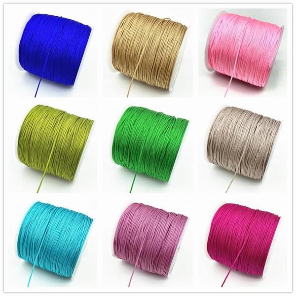 Imagem de Fio de Nylon Colorido para Bijuterias - 90m (0,8mm) - Ideal para DIY