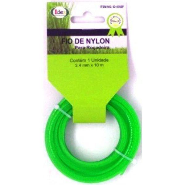 Imagem de Fio De Nylon Para Roçadeira 2,4mm x 10 m - Idea