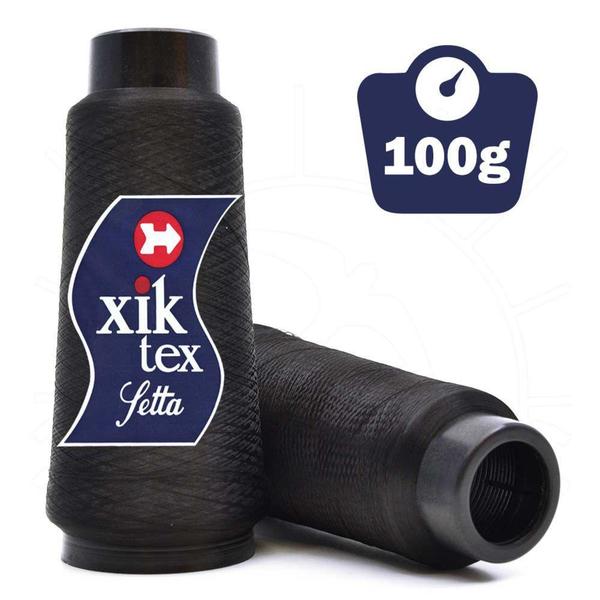 Imagem de Fio de Overlock Setta XIK 100g - Preto