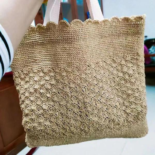 Imagem de Fio de Palha de Raffia 100g para Tricô, Crochê e Artesanato - Ideal para Chapéus e Bolsas de Verão