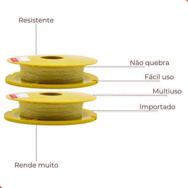 Imagem de Fio de silicone 0.5mm c/ 10 rolos de 10m cada