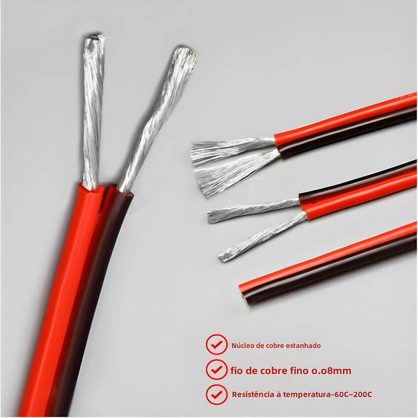Fio de Silicone Flexível para Drones e Carros RC - Cobre Estanhado (8AWG-28AWG) Imagem de Fio de Silicone Flexível para Drones e Carros RC - Cobre Estanhado (8AWG-28AWG)