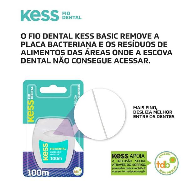 Imagem de Fio Dental Basic (mais Fino) 100m Kess 2003