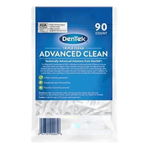 Imagem de Fio Dental Dentek Advanced Clean 90 Unidades