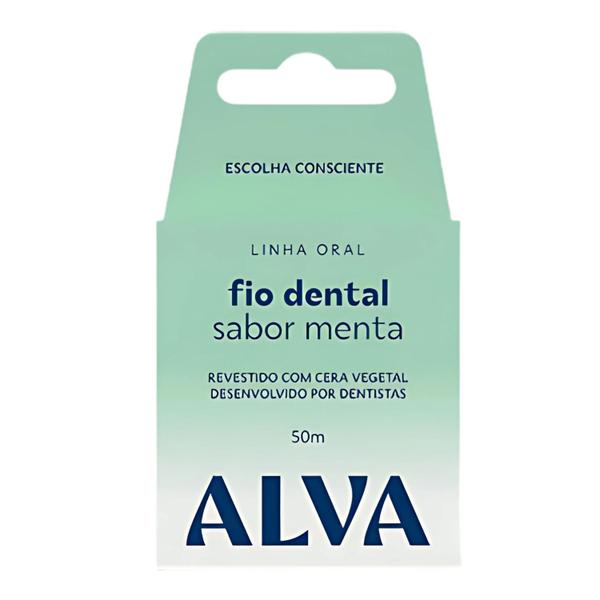 Imagem de Fio Dental Ecológico Menta Alva 50M - Alva Personal Care