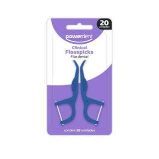 Imagem de FIO DENTAL FLOSS PICKS 20un Powerdent (2515)