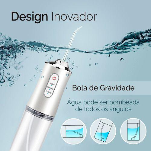 Imagem de Fio Dental Jato D'água Irrigador Power Dentes Boca Jet Clean Rosa