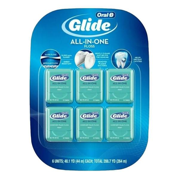 Imagem de Fio Dental Oral B Glide All In One Floss- 6 Unidades