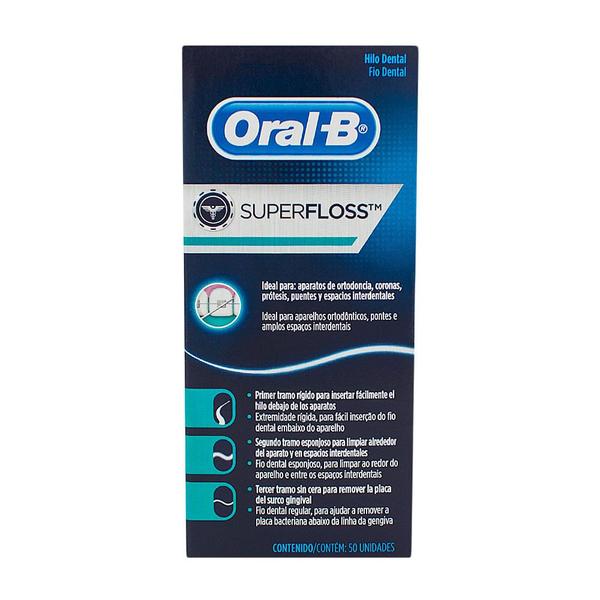 Imagem de Fio Dental Oral-B Super Floss com 50 Unidades