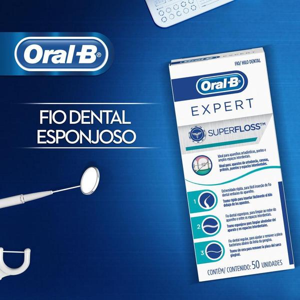 Imagem de Fio dental Oral-B SuperFloss 50un