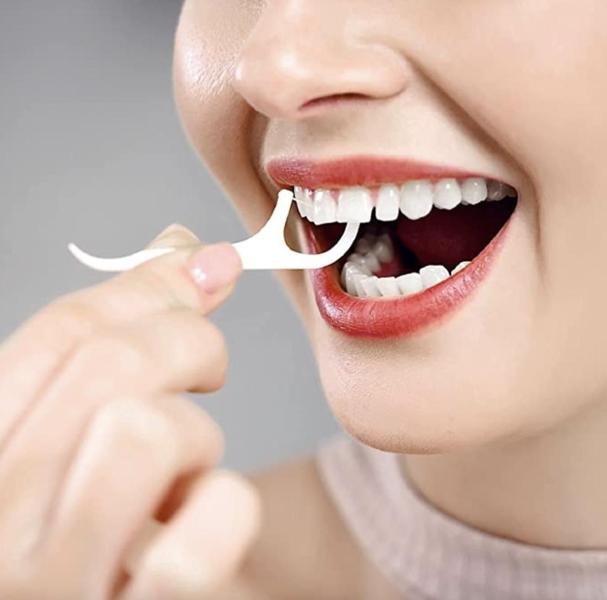 Imagem de Fio Dental Palito Com Haste Bucal Descartável Automático