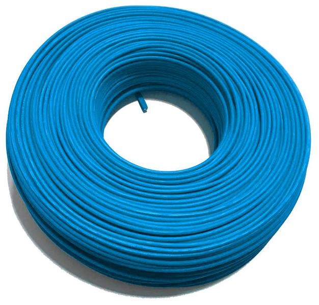 Fio Elétrico Azul Cabo Flexível 1 X 4mm Rolo 100m - RCM CABOS ELÉTRICOS Imagem de Fio Elétrico Azul Cabo Flexível 1 X 4mm Rolo 100m