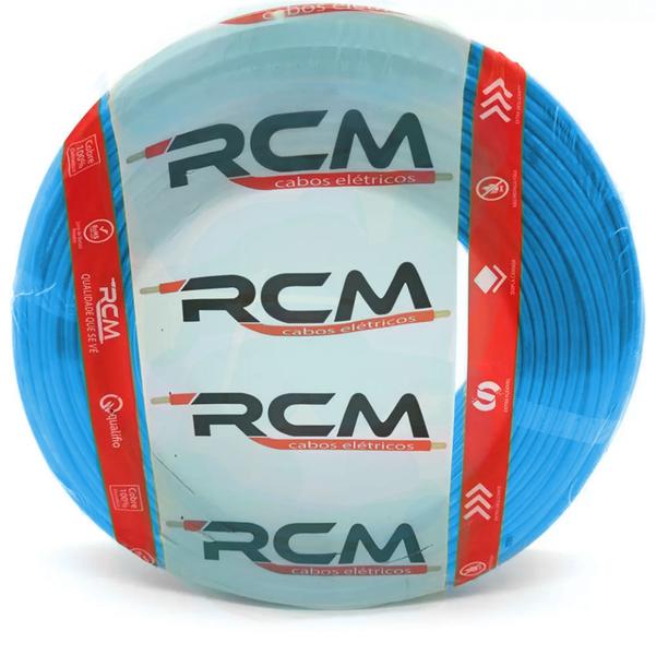 Fio Elétrico Azul Cabo Flexível 1 X 4mm Rolo 100m - RCM CABOS ELÉTRICOS Imagem de Fio Elétrico Azul Cabo Flexível 1 X 4mm Rolo 100m