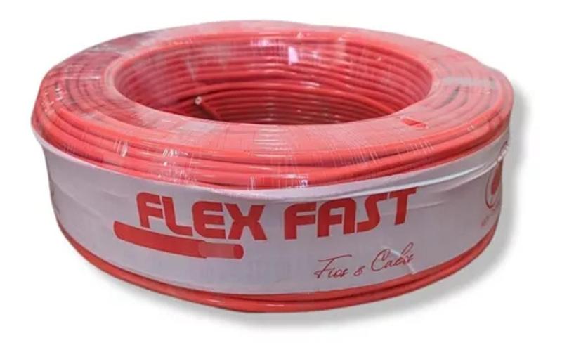 Fio Elétrico Cabo Flexível 2,5mm VERMELHO Rolo 50 Metros 750v - FLEX FAST Imagem de Fio Elétrico Cabo Flexível 2,5mm VERMELHO Rolo 50 Metros 750v
