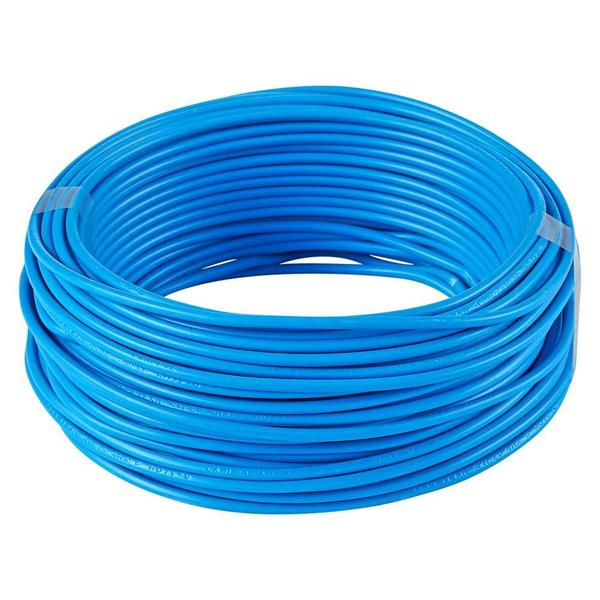 Fio Elétrico Flexível Corfio 750v 2,5mm Rolo 100mm Azul Cabo Imagem de Fio Elétrico Flexível Corfio 750v 2,5mm Rolo 100mm Azul Cabo