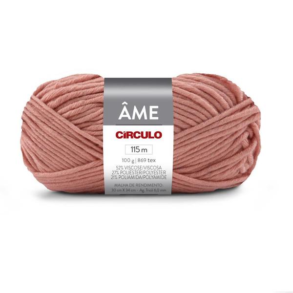 Imagem de Fio/Lã ÂME 100g Circulo - Tex 869, 115m (52% Viscose/27% Poliester/21% Poliamida)