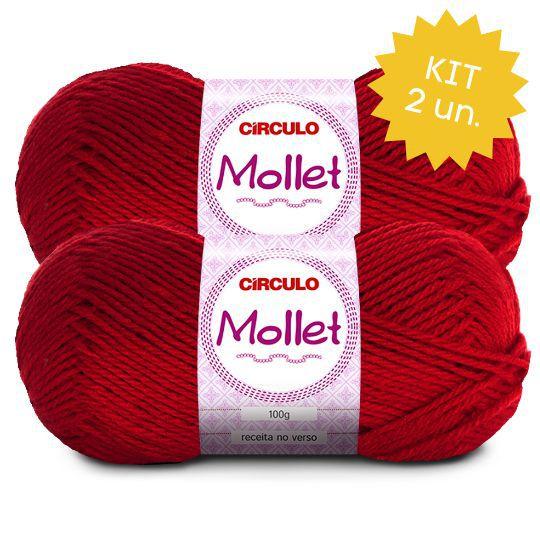 Fio/Lã Círculo Mollet 100% Acrílico - 200m - 100g - 2 Unidades - Pingouin Imagem de Fio/Lã Círculo Mollet 100% Acrílico - 200m - 100g - 2 Unidades