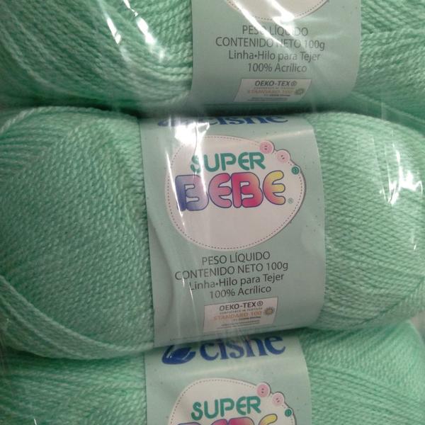 Imagem de Fio/Lã Cisne Super Bebe 100g TEX 214 467m 100% acrilico