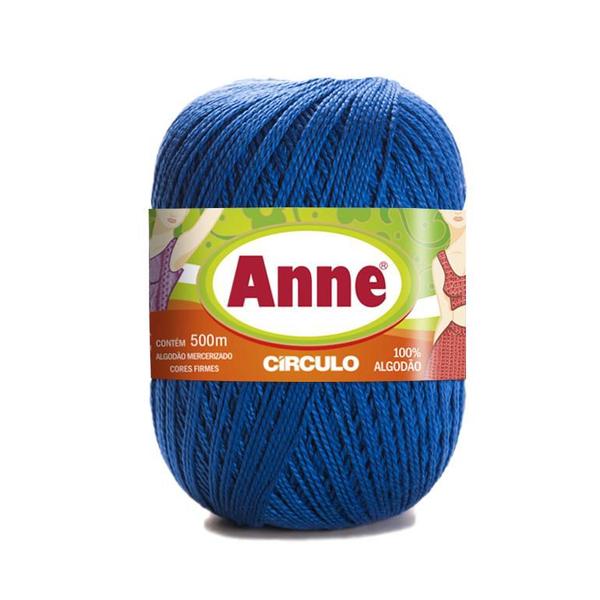 Fio Linha Anne 500m Circulo para crochê 100% algodão 50 cores - Círculo Imagem de Fio Linha Anne 500m Circulo para crochê 100% algodão 50 cores