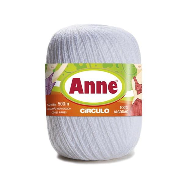 Imagem de Fio Linha Anne 500m Circulo para crochê 100% algodão 50 cores