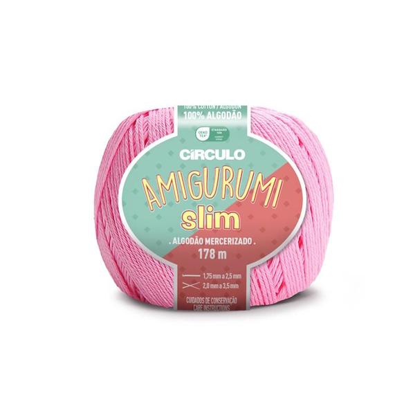 Imagem de Fio/Linha Circulo Amigurumi Slim - Tex 394, 70g, 178m 100% algodão