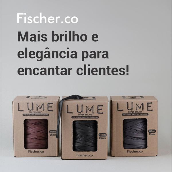 Imagem de Fio Lume Super Brilho Fischer com 140mts e 25mm Cor Pink 162