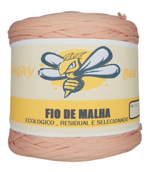 Imagem de Fio Malha Residual 1kg Artesanato Croche Trico Rosa Quartz