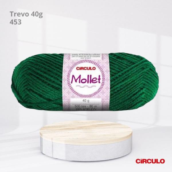 Imagem de Fio Mollet Circulo 40g Cor Trevo 453