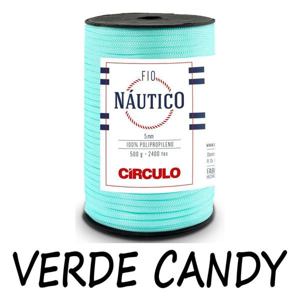 Fio Náutico 5mm Polipropileno 500gr Crochê Tricô Circulo Imagem de Fio Náutico 5mm Polipropileno 500gr Crochê Tricô Circulo