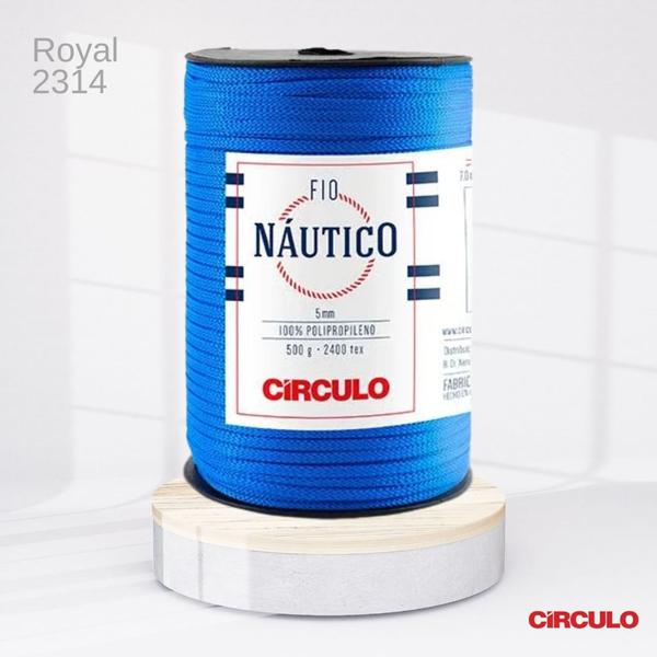 Imagem de Fio Náutico Circulo 5mm 500g Cor Royal 2314