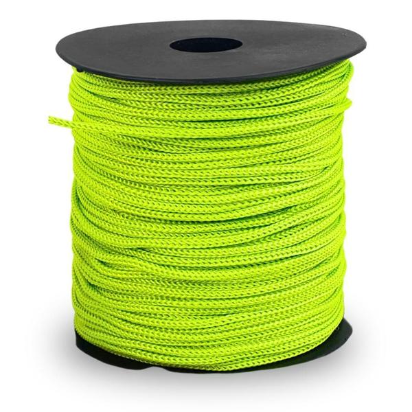 Imagem de Fio Náutico Poliéster Verde Neon 4mm - Com 100 Metros - UMK