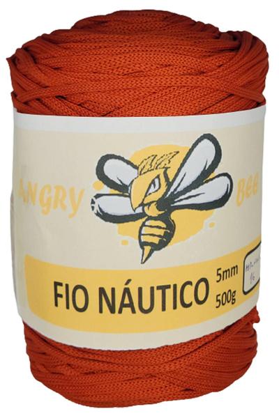 Fio Náutico Premium Poliéster 5Mm 500G Trico Croche Vermelho - Angry Bee Imagem de Fio Náutico Premium Poliéster 5Mm 500G Trico Croche Vermelho