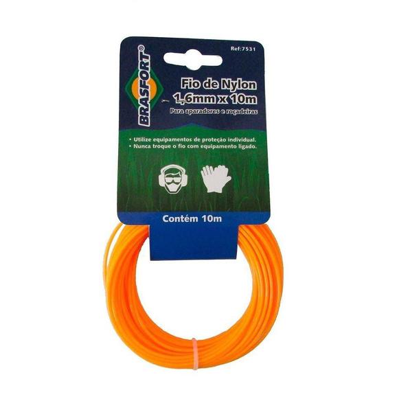 Imagem de Fio Nylon Brasfort 1,6Mm 10M