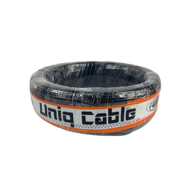 Fio Rolo de Cabo Força Flexível 10 Metros Preto Uniq Cable Imagem de Fio Rolo de Cabo Força Flexível 10 Metros Preto Uniq Cable