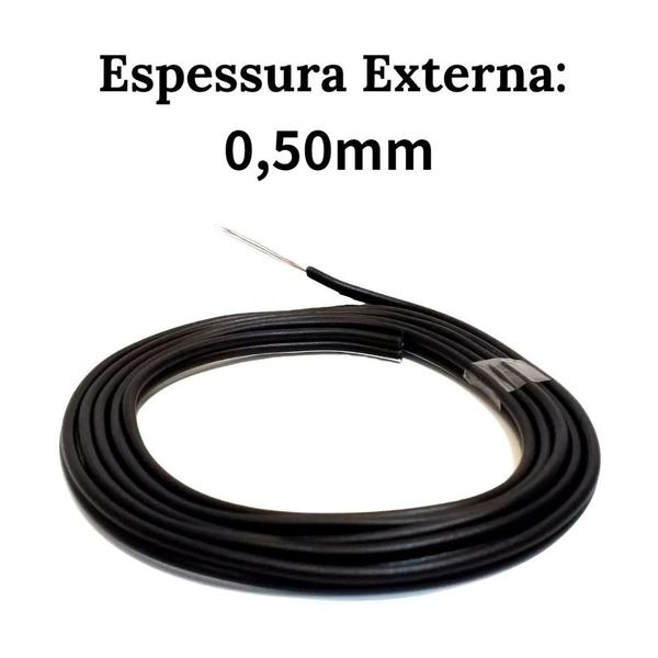 Fio Rolo de Cabo Força Flexível 10 Metros Preto Uniq Cable Imagem de Fio Rolo de Cabo Força Flexível 10 Metros Preto Uniq Cable