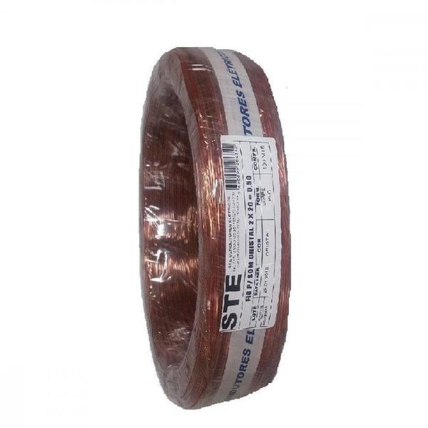 Fio Som Cristal Ste 0,50Mm 2X20 Pr 717 - STEEL CABLE Imagem de Fio Som Cristal Ste 0,50Mm 2X20 Pr 717